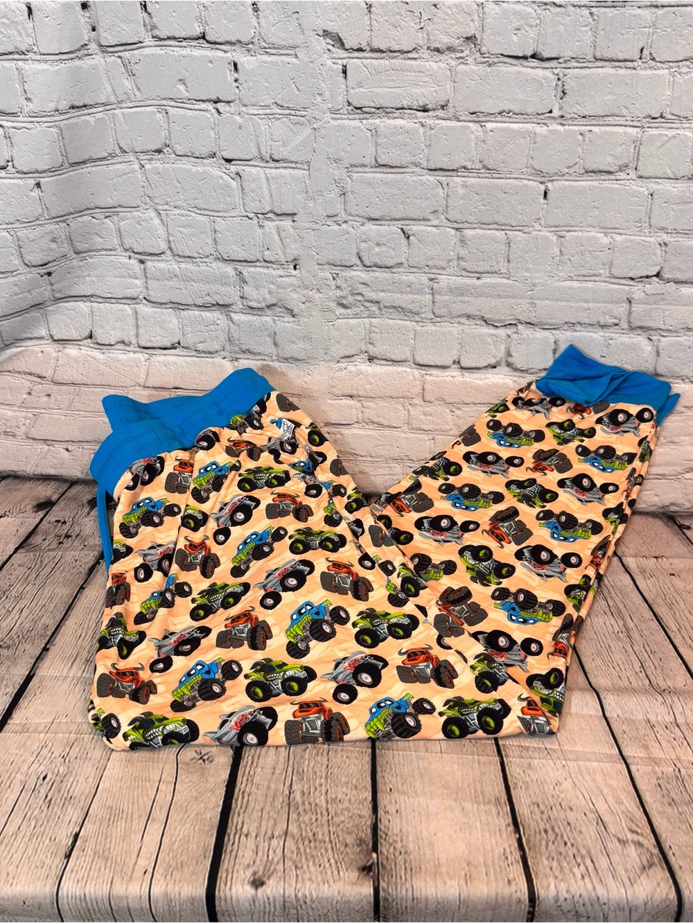 Little Peanut Bamboo Monster Truck Mom Joggers